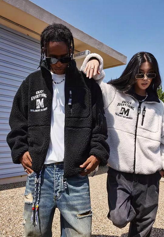 MEDM Logo Sherpa Fleece Jacket