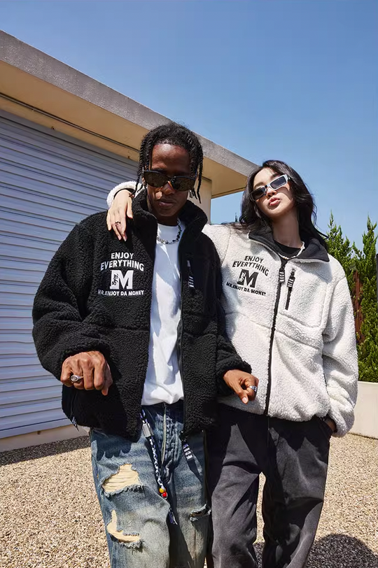 MEDM Logo Sherpa Fleece Jacket