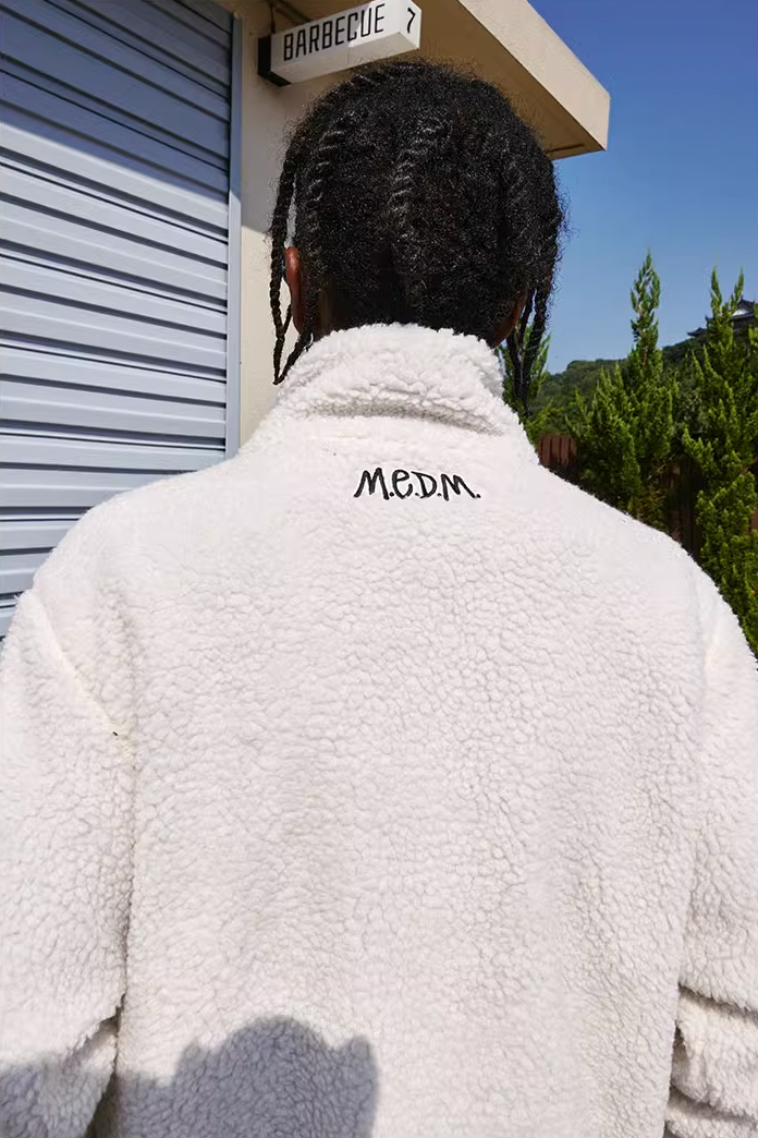 MEDM Logo Sherpa Fleece Jacket