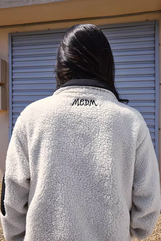 MEDM Logo Sherpa Fleece Jacket
