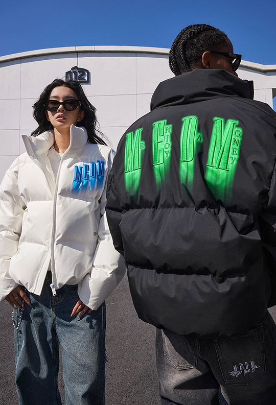 MEDM Neon Phantom 3D Embroidery Down Jacket