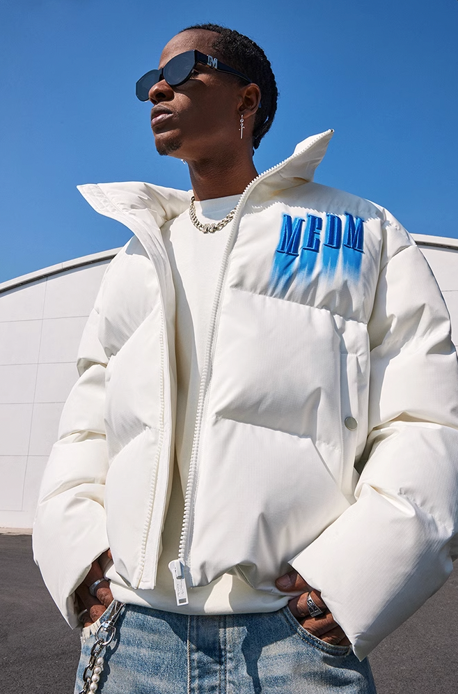 MEDM Neon Phantom 3D Embroidery Down Jacket