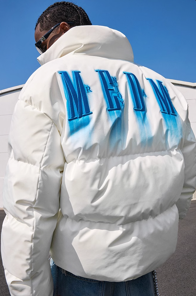 MEDM Neon Phantom 3D Embroidery Down Jacket