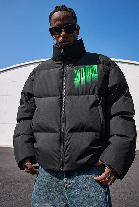 MEDM Neon Phantom 3D Embroidery Down Jacket