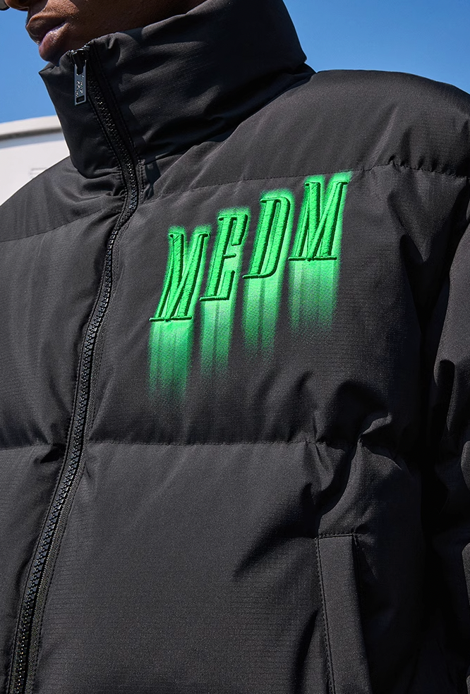 MEDM Neon Phantom 3D Embroidery Down Jacket