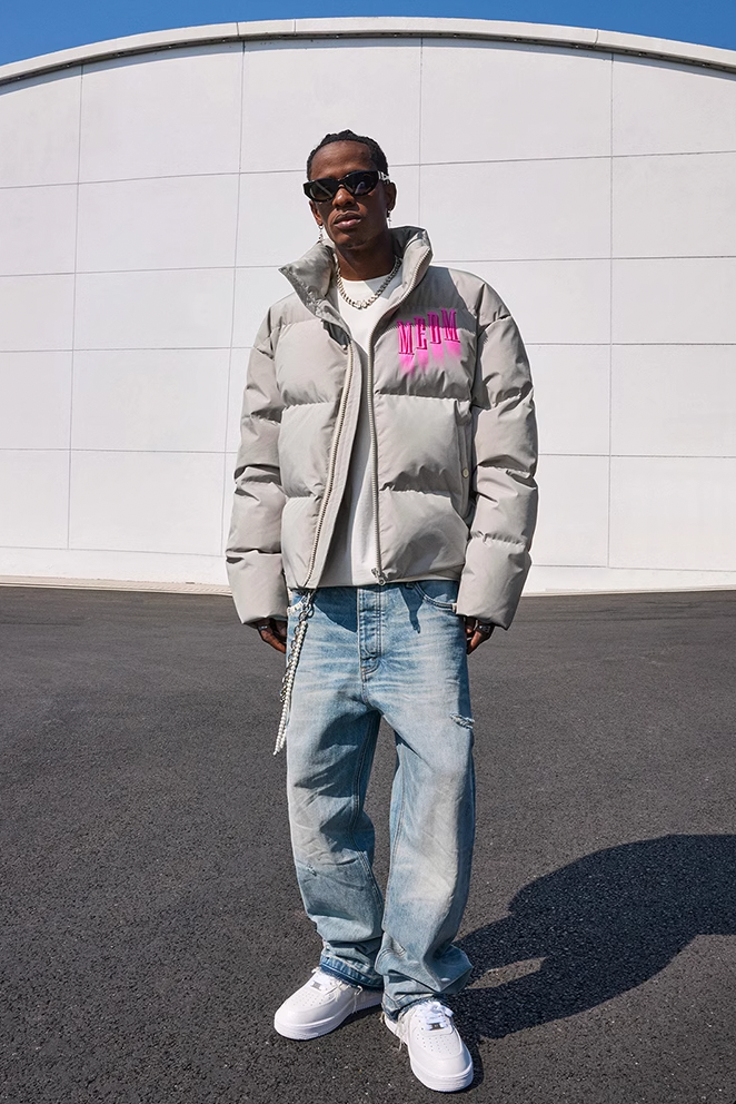 MEDM Neon Phantom 3D Embroidery Down Jacket