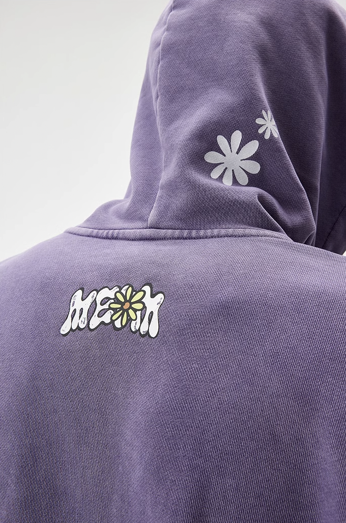 MEDM Old Cartoon Logo Flower Hoodie