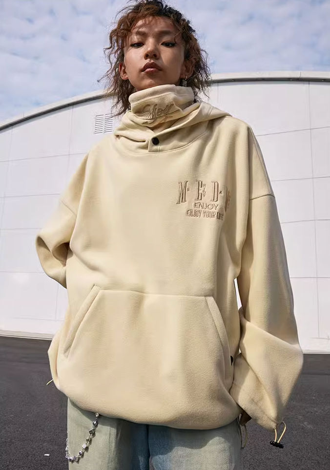 MEDM Rocker Fleece Mask Fleece Hoodie