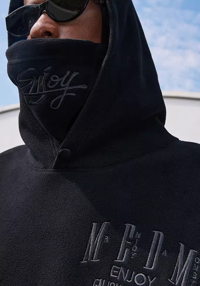 MEDM Rocker Fleece Mask Fleece Hoodie