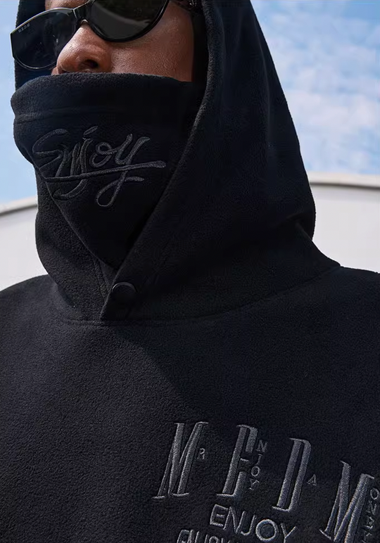 MEDM Rocker Fleece Mask Fleece Hoodie