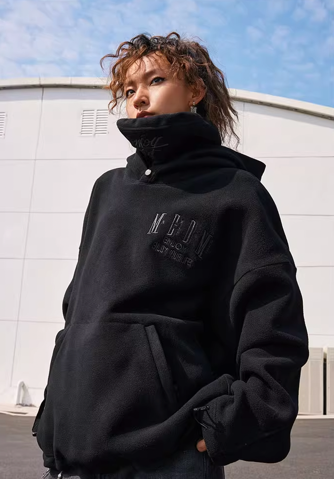 MEDM Rocker Fleece Mask Fleece Hoodie