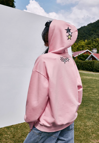 MEDM Star Patch Embroidered Hoodie