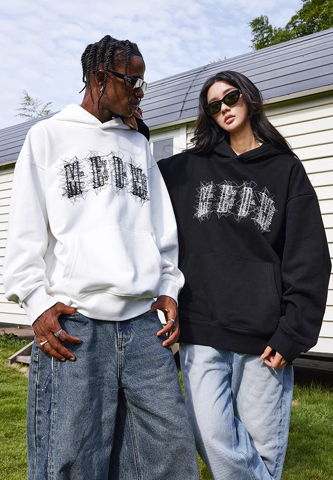 MEDM Hook Line Logo Hoodie