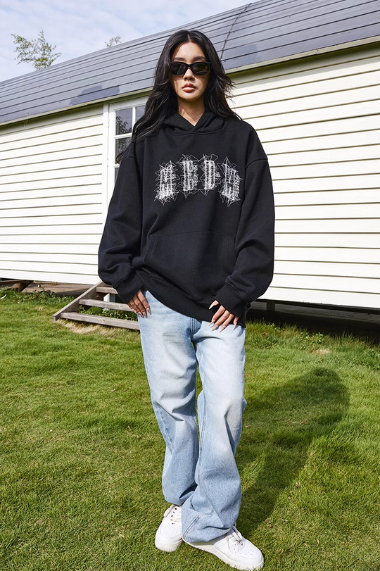 MEDM Hook Line Logo Hoodie