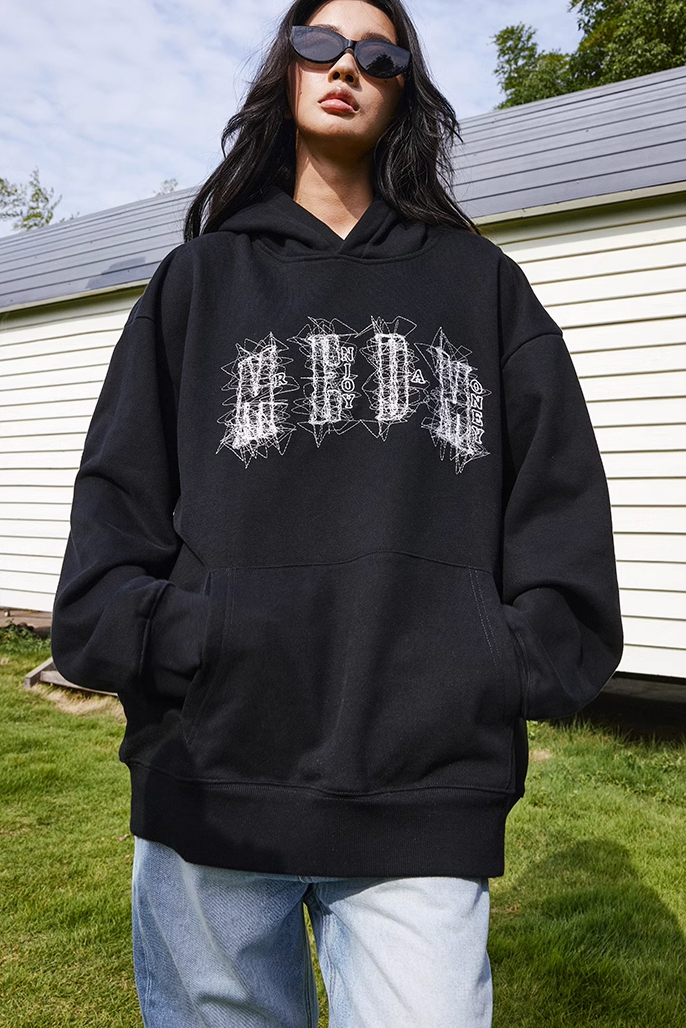 MEDM Hook Line Logo Hoodie