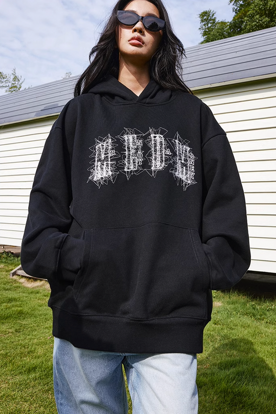 MEDM Hook Line Logo Hoodie