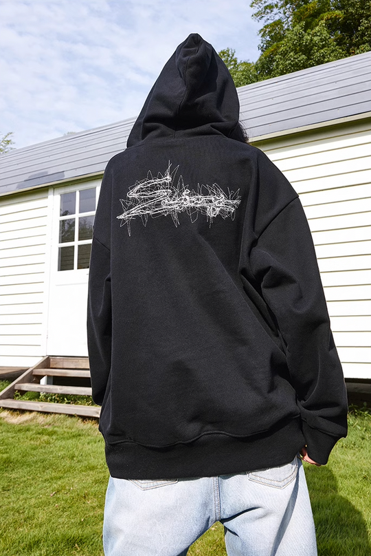 MEDM Hook Line Logo Hoodie