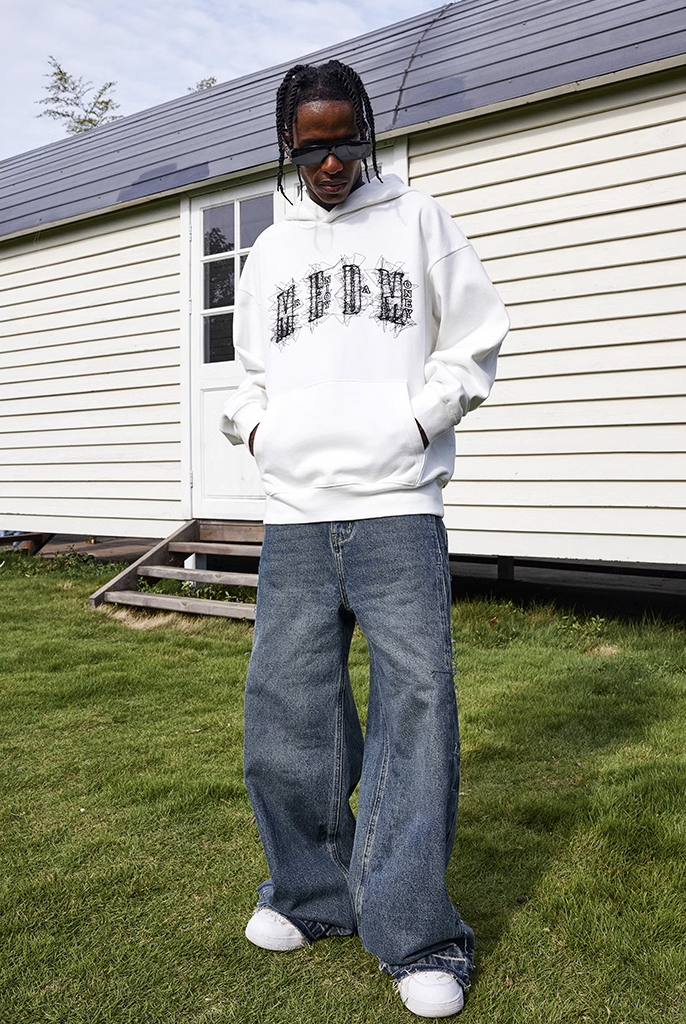 MEDM Hook Line Logo Hoodie