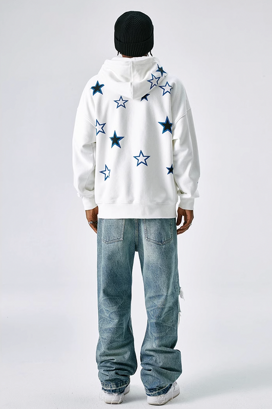 MEDM Pentagram Star Zipper Hoodie