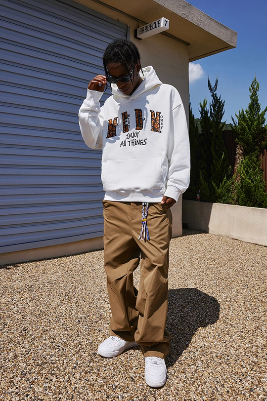 MEDM Leaf Camouflage Patch Embroidery Hoodie