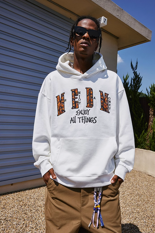 MEDM Leaf Camouflage Patch Embroidery Hoodie