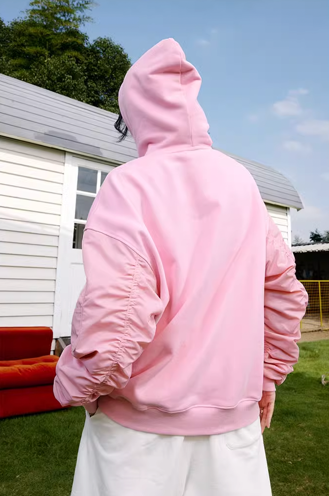 MEDM 3D Embroidery MA1 Sleeve Hoodie