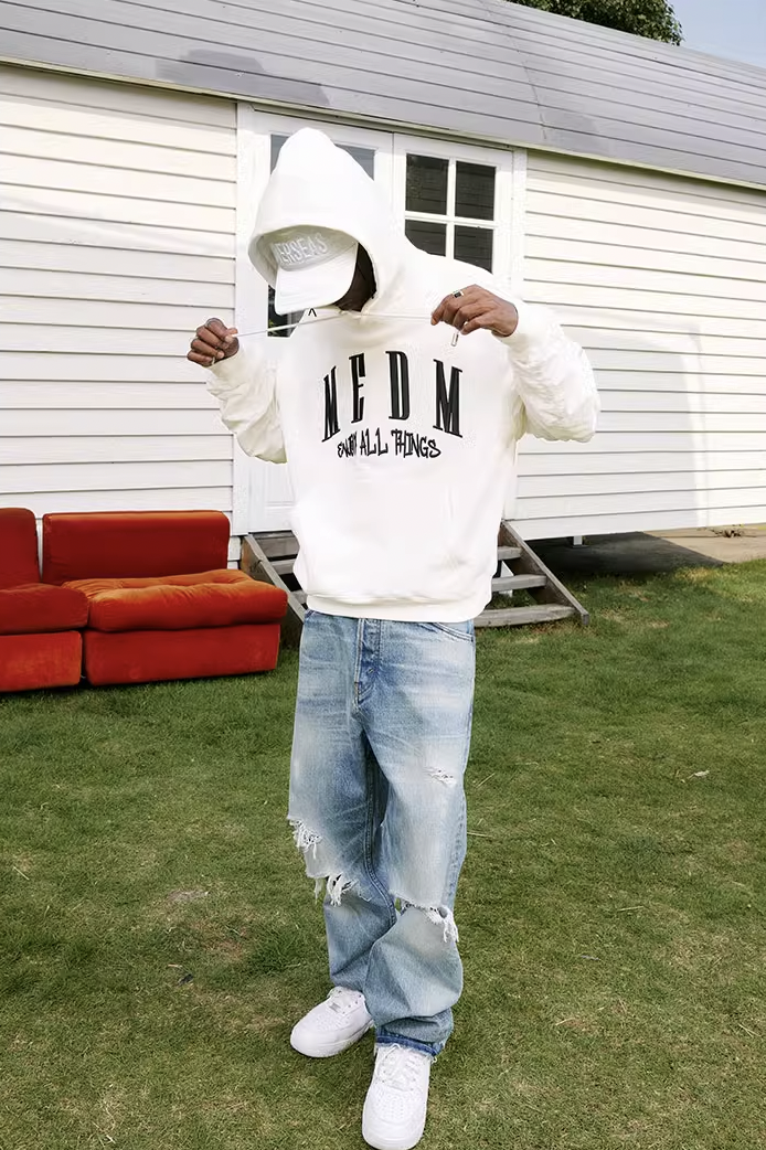 MEDM 3D Embroidery MA1 Sleeve Hoodie