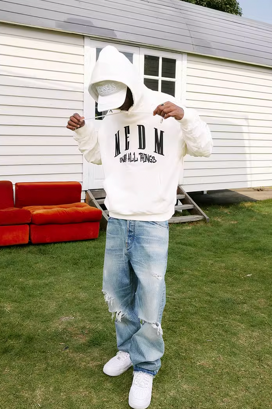 MEDM 3D Embroidery MA1 Sleeve Hoodie