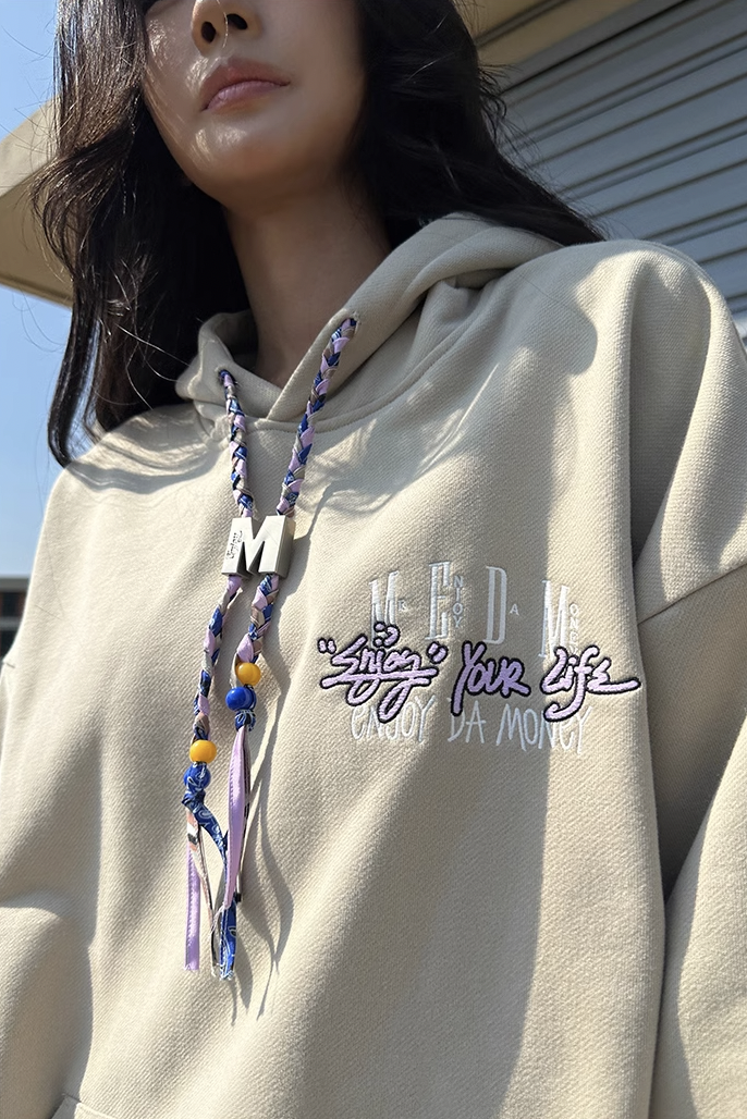 MEDM M Buckle Braided Rope Hoodie
