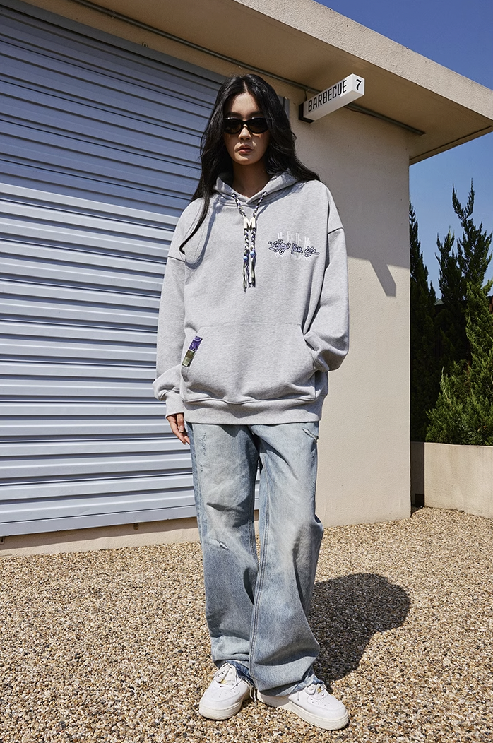 MEDM M Buckle Braided Rope Hoodie