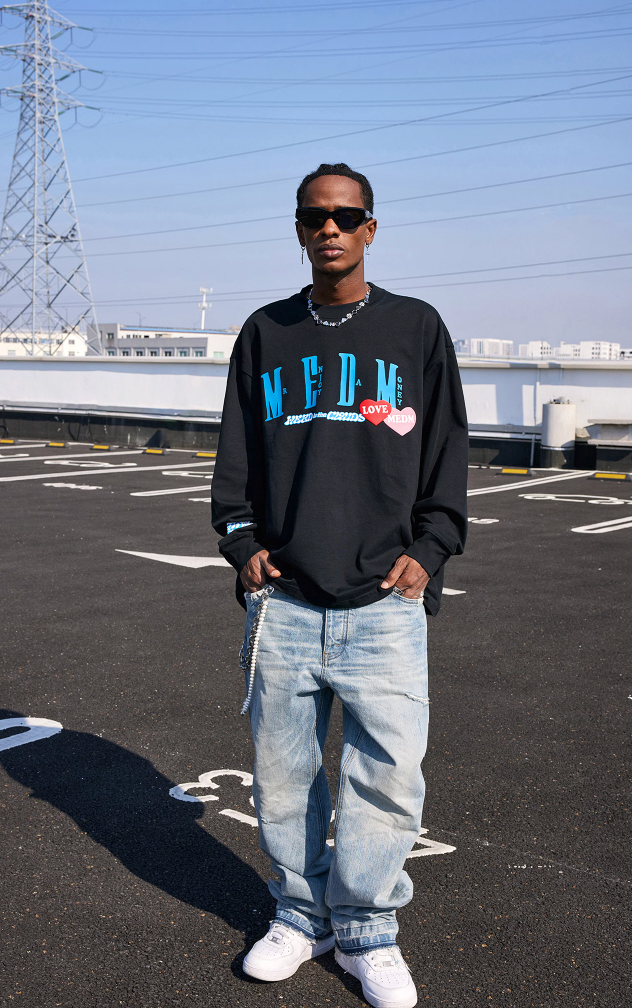 MEDM 88rising Printed Long Sleeved Tee