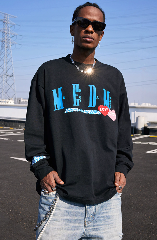 MEDM 88rising Printed Long Sleeved Tee