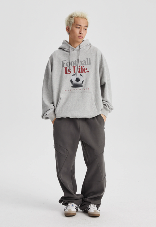 Wassup House LIFE printed Hoodie