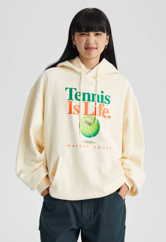 Wassup House LIFE printed Hoodie