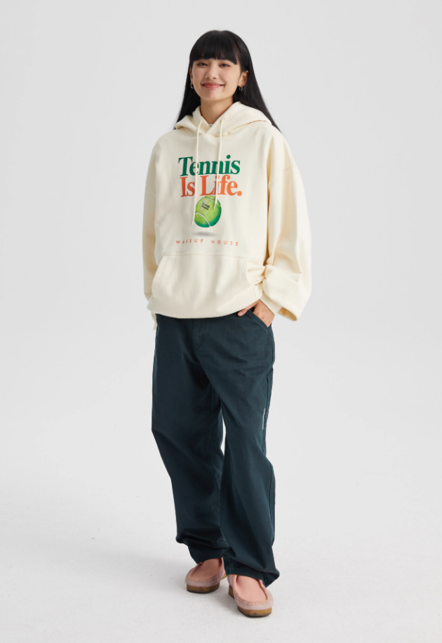 Wassup House LIFE printed Hoodie