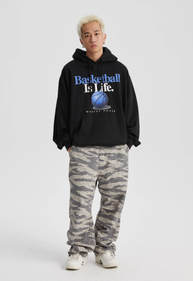 Wassup House LIFE printed Hoodie