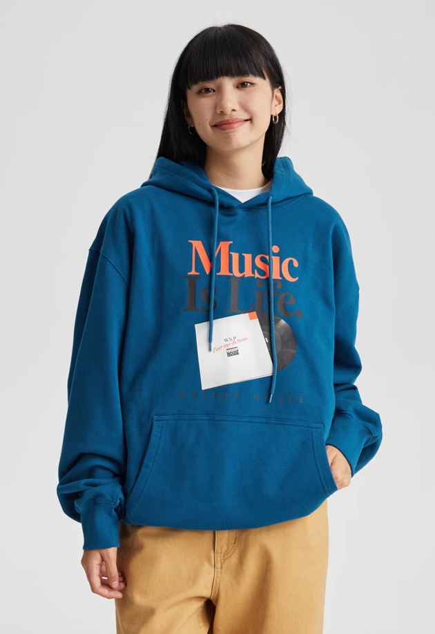 Wassup House LIFE printed Hoodie