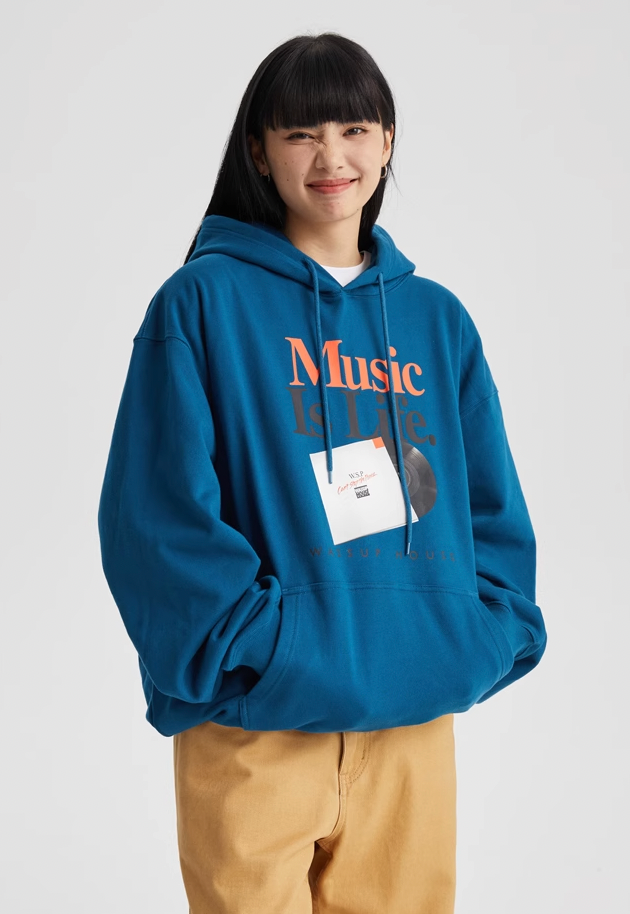 Wassup House LIFE printed Hoodie