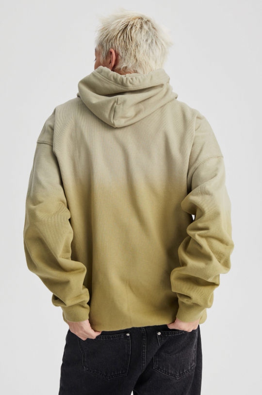 Wassup House Washed Gradation Dye Zipper Hoodie