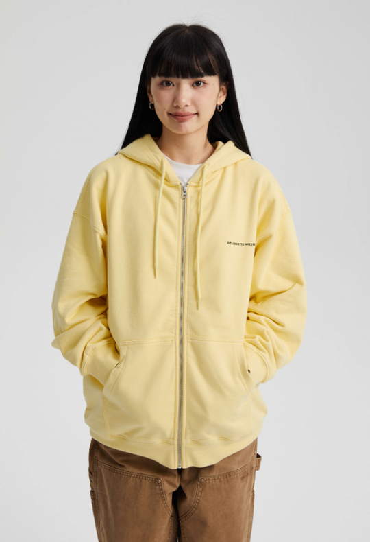 Wassup House 3D Embossed Zipper Hoodie