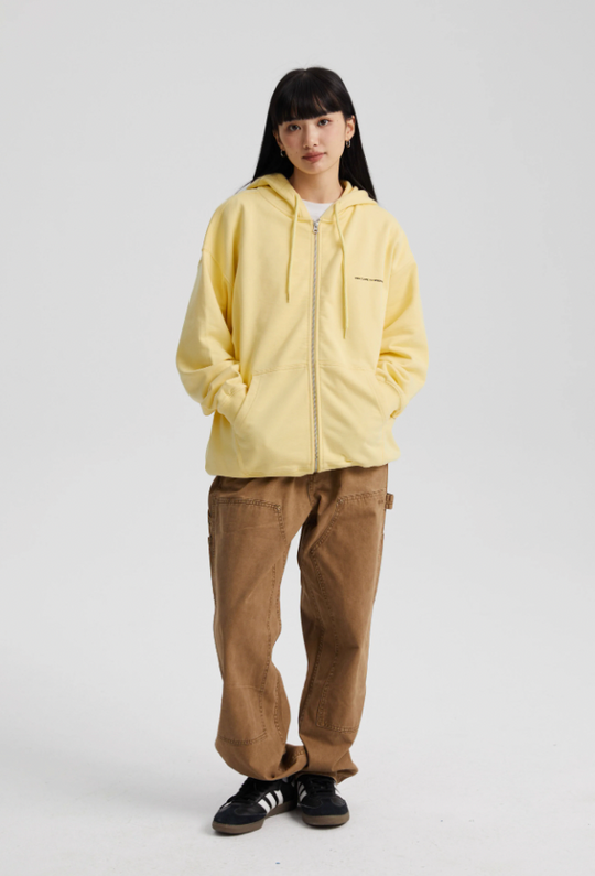 Wassup House 3D Embossed Zipper Hoodie