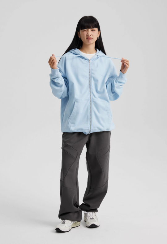 Wassup House 3D Embossed Zipper Hoodie