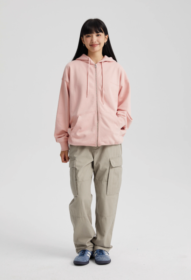 Wassup House 3D Embossed Zipper Hoodie