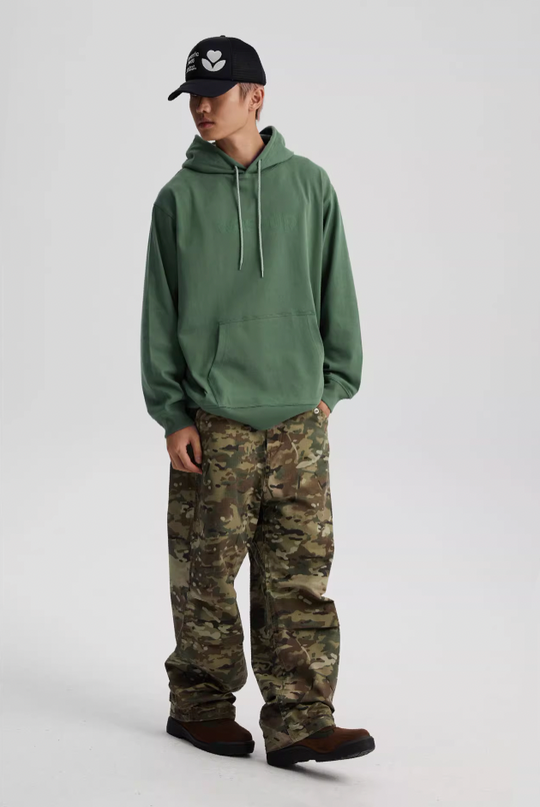 Wassup House Basic 3D Foam Logo Print Hoodie