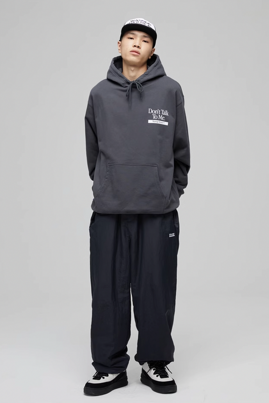 Wassup House Don't Talk To Me Letter Print Hoodie