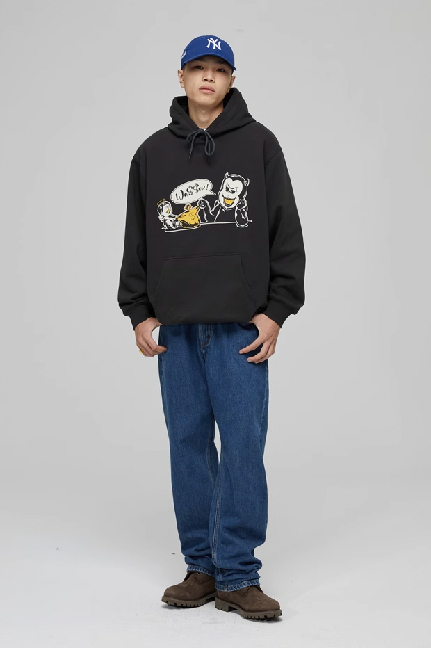 Wassup House Money Bag Print Hoodie