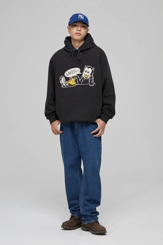 Wassup House Money Bag Print Hoodie