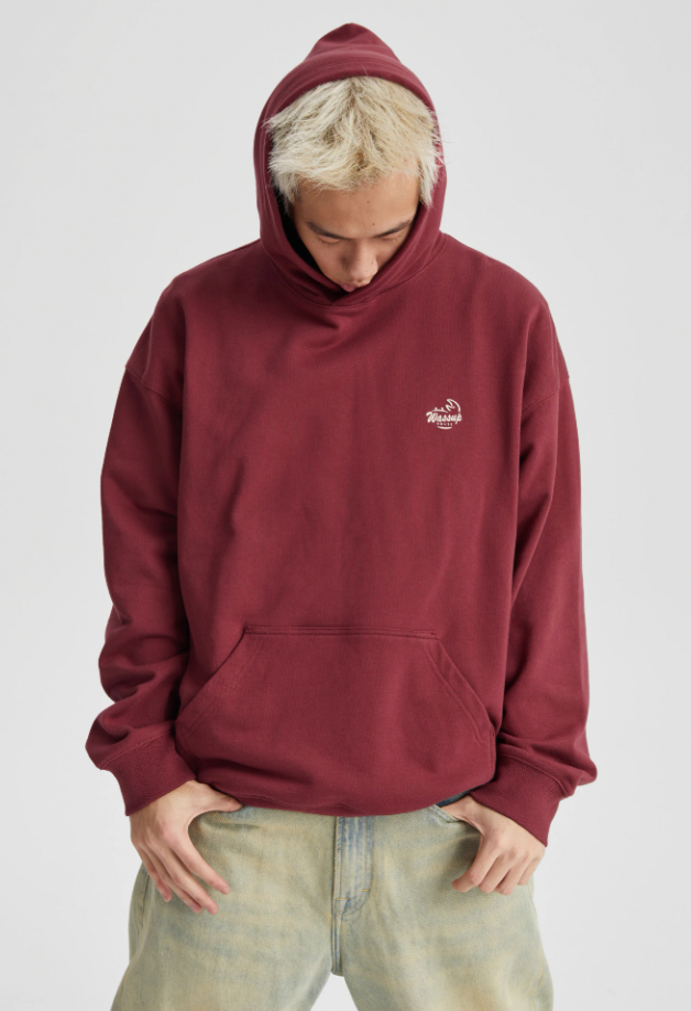 Wassup House Crab Graffiti Word Foam Print Hoodie