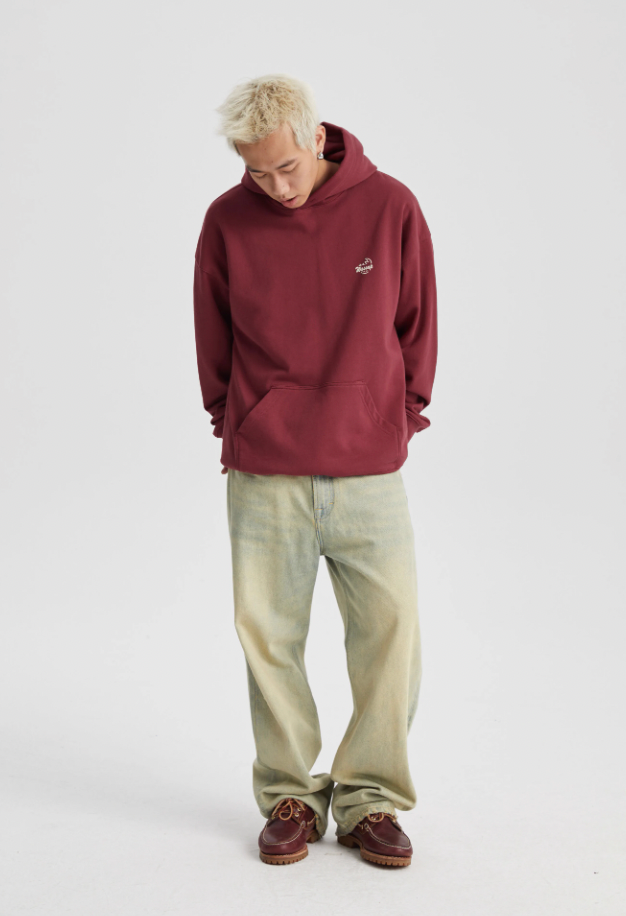 Wassup House Crab Graffiti Word Foam Print Hoodie