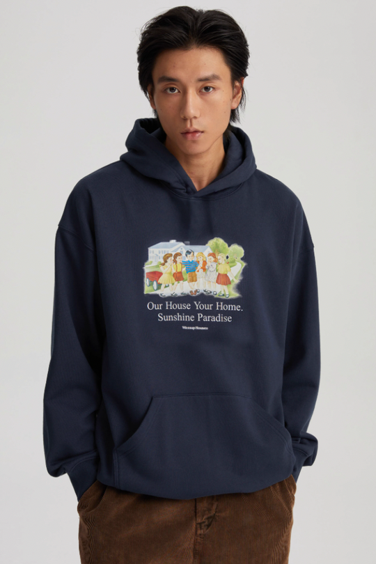 Wassup House Daydream Print Hoodie